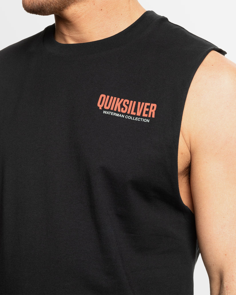 Mens Blue Fin Muscle Top