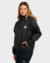 Womens Winter Blossom Zip Up Hoodie