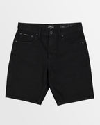 Mens Aqua Cult Aged Denim Shorts