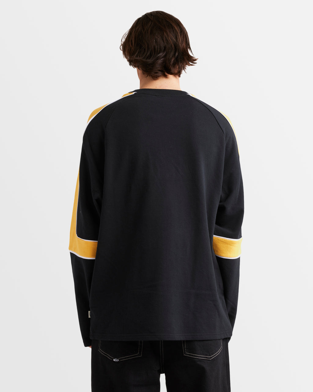 Mens Saturn Panel Crew Sweatshirt