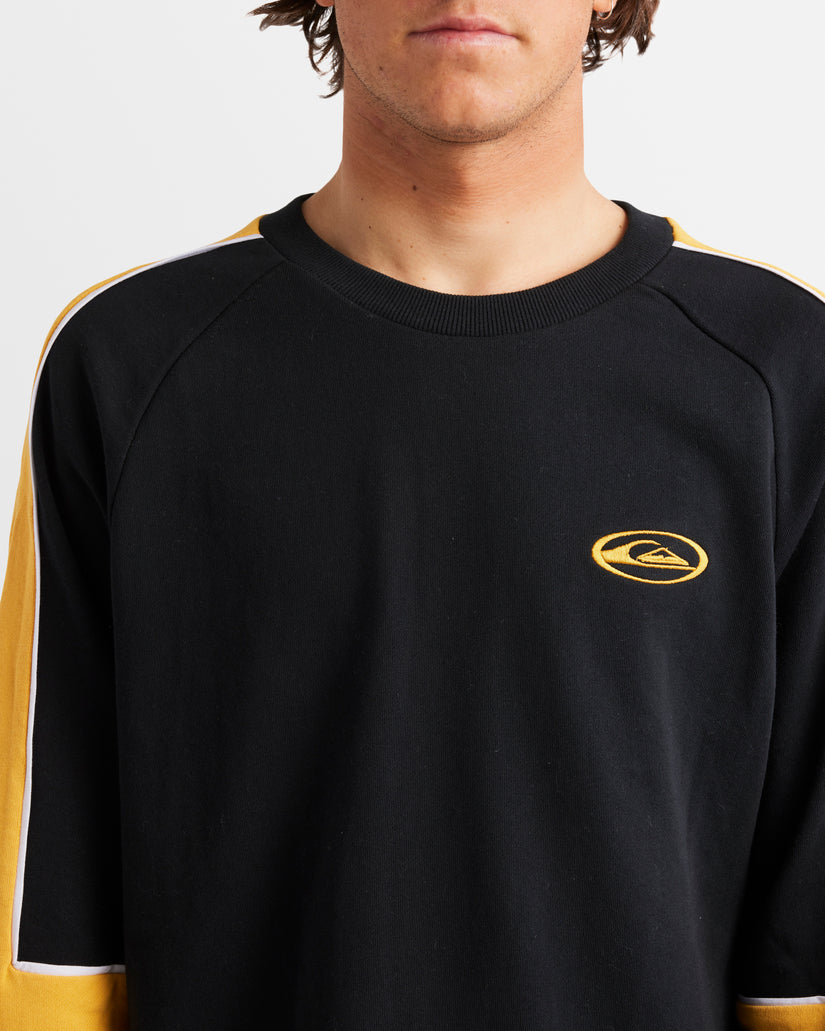 Mens Saturn Panel Crew Sweatshirt
