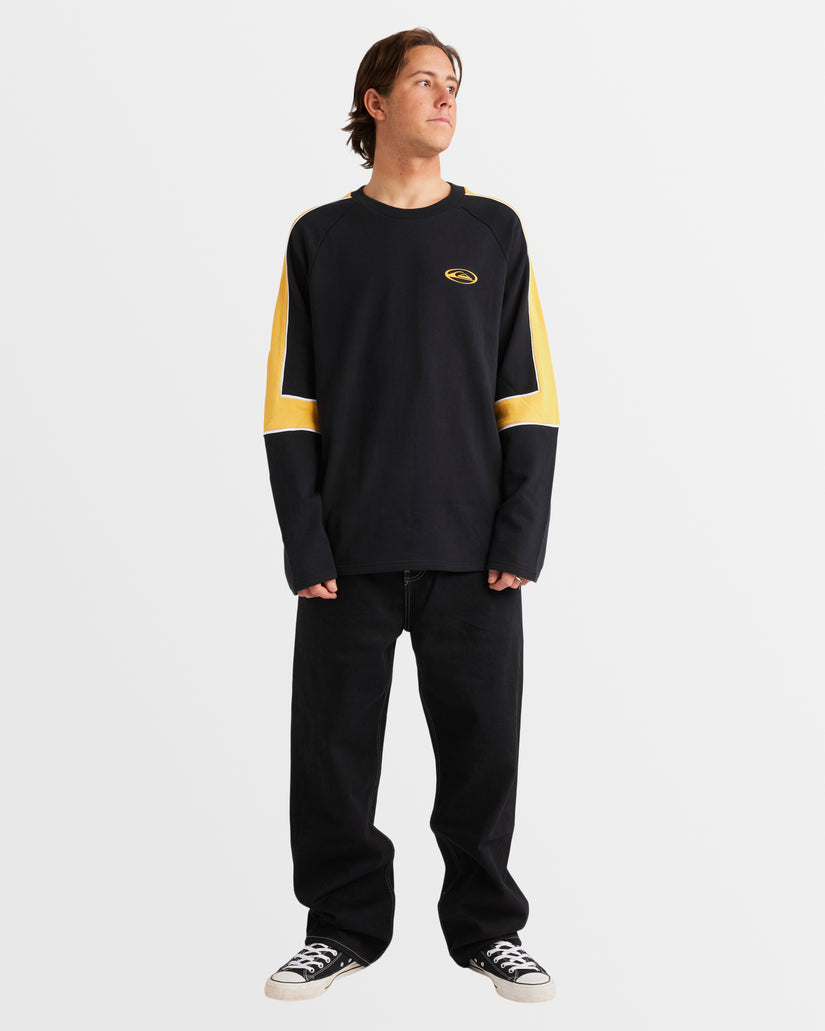 Mens Saturn Panel Crew Sweatshirt