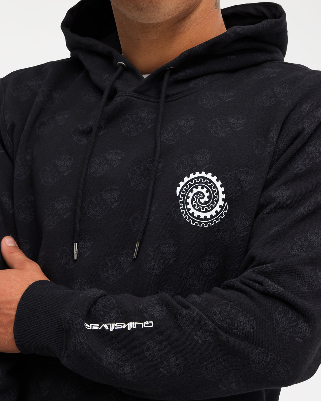 Mens Tiki Pullover Hoodie