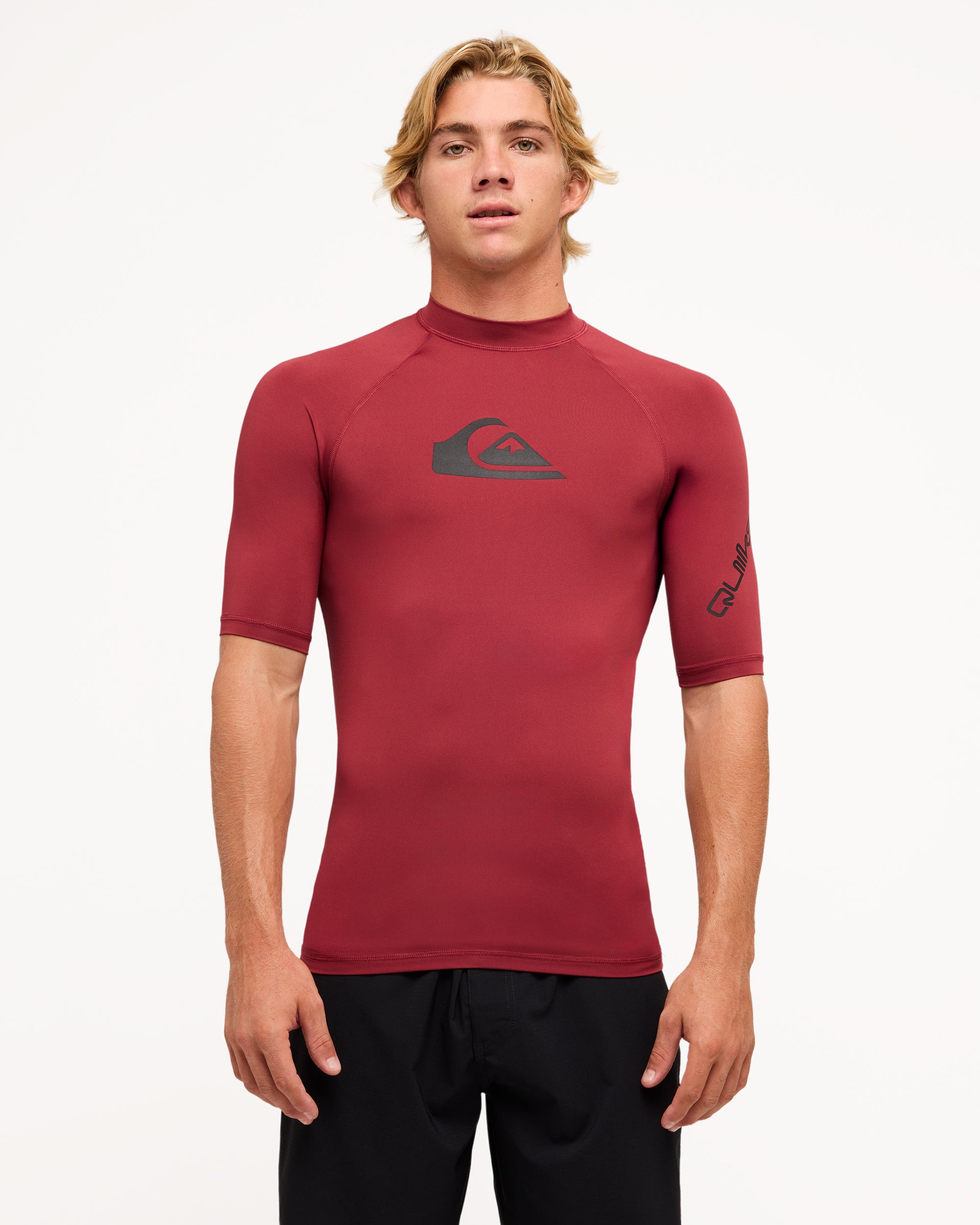 Buy Mens All Time Short Sleeve Rash Vest by Quiksilver | Surf Dive 'n Ski