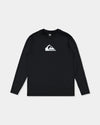 Mens Solid Streak Long Sleeve Surf Shirt
