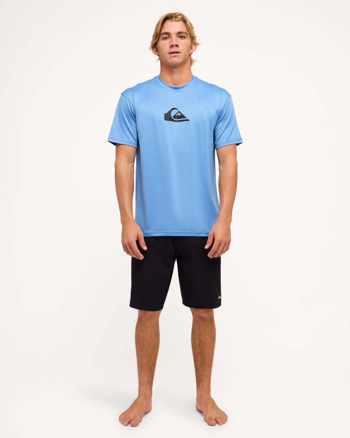Mens Solid Streak Surf Shirt