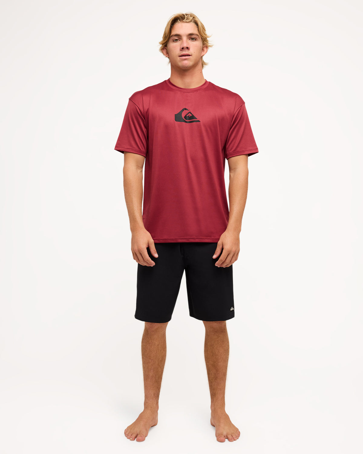 Mens Solid Streak Surf Shirt