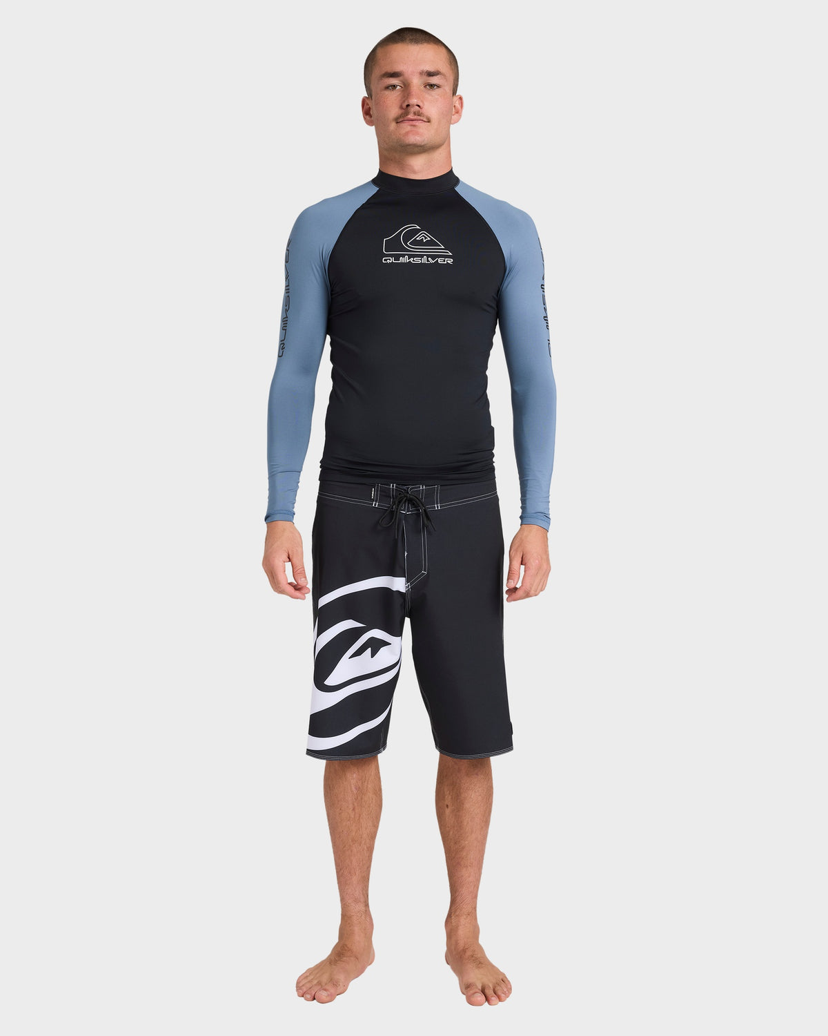 Mens On Tour Long Sleeve Rash Vest