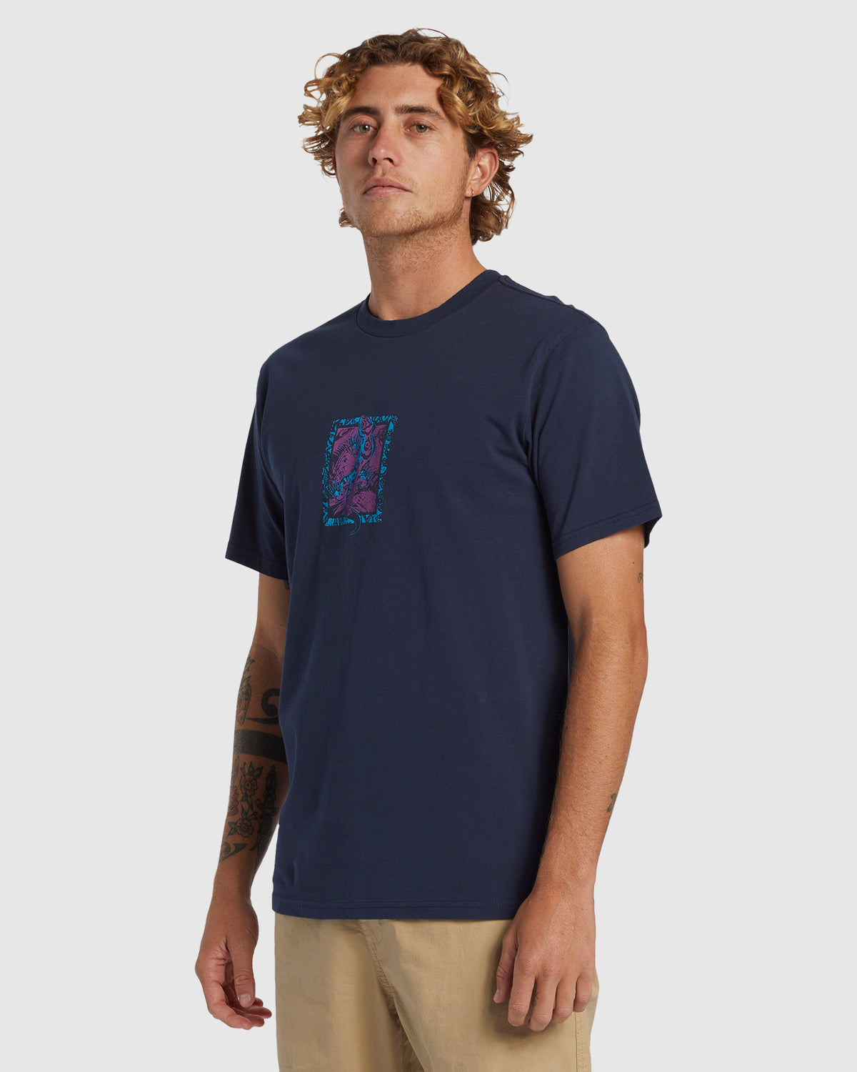 Mens Reptillia Oversized Short Sleeve T-Shirt