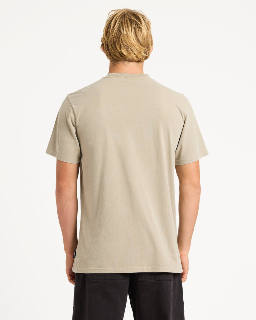 Quiksilver Mens Salt Water Crew T Shirt (Snow Heather) main image 1