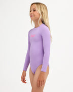 Girls 8-16 Shore Swell Long Sleeve One Piece Swimsuit
