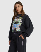 Womens Into The Night Long Sleeve Sweatshirt