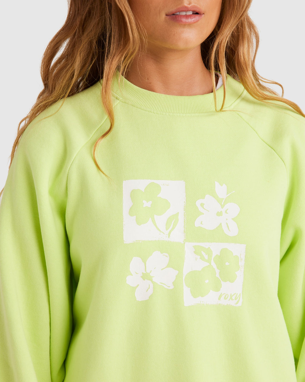 Womens High Side Crew neck