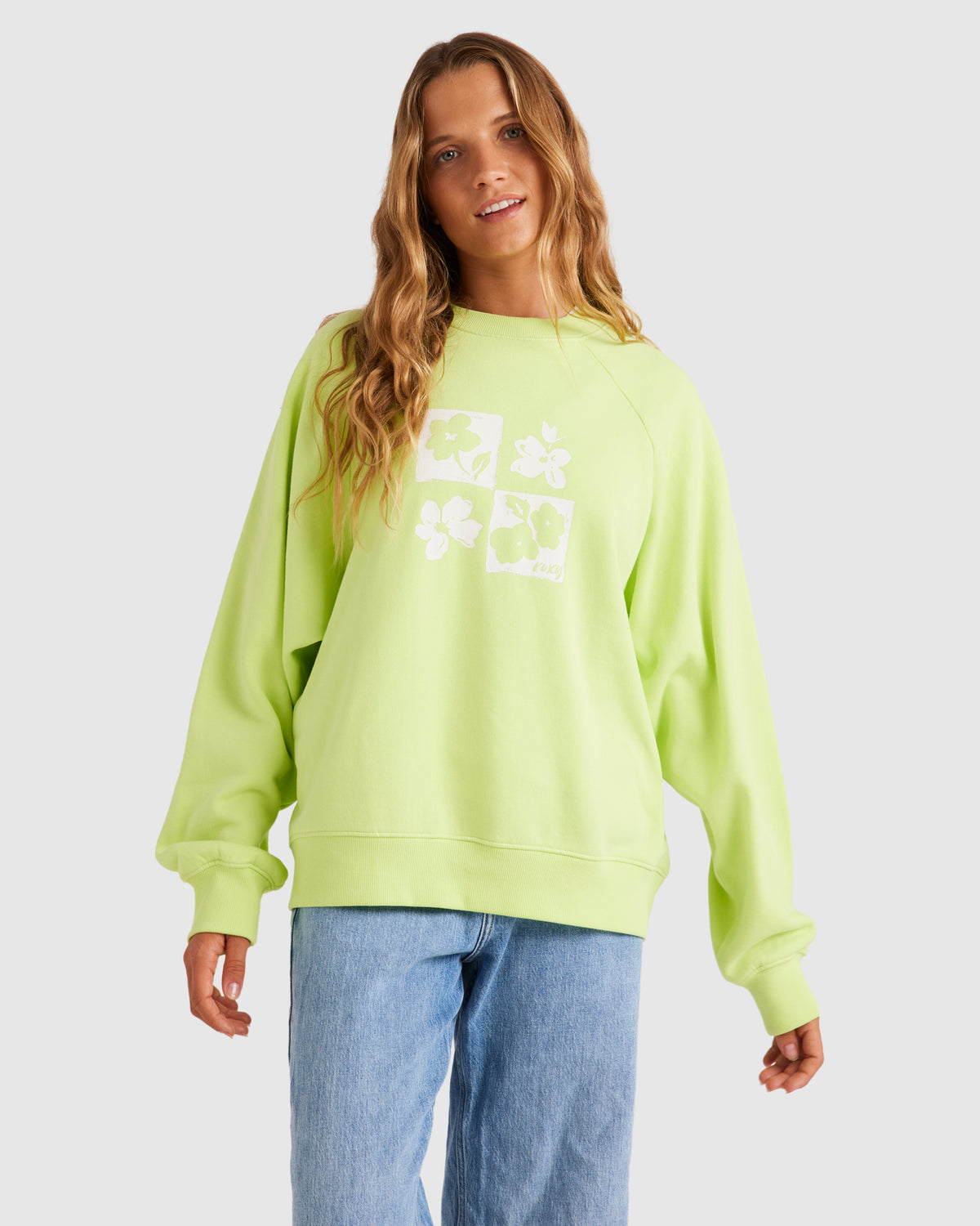 Womens High Side Crew neck