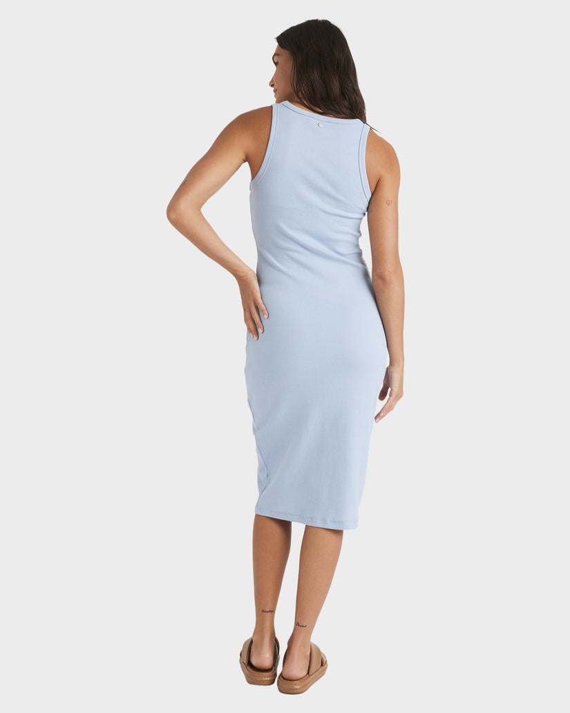 Womens Base Rib Midi Dress