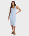 Womens Base Rib Midi Dress