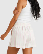 Womens Lekeitio Beach Stripe Elasticated Shorts