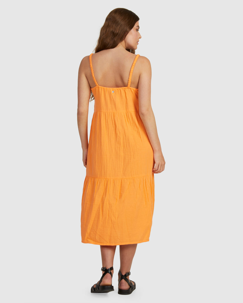 Womens Waiting Line Midi Dress