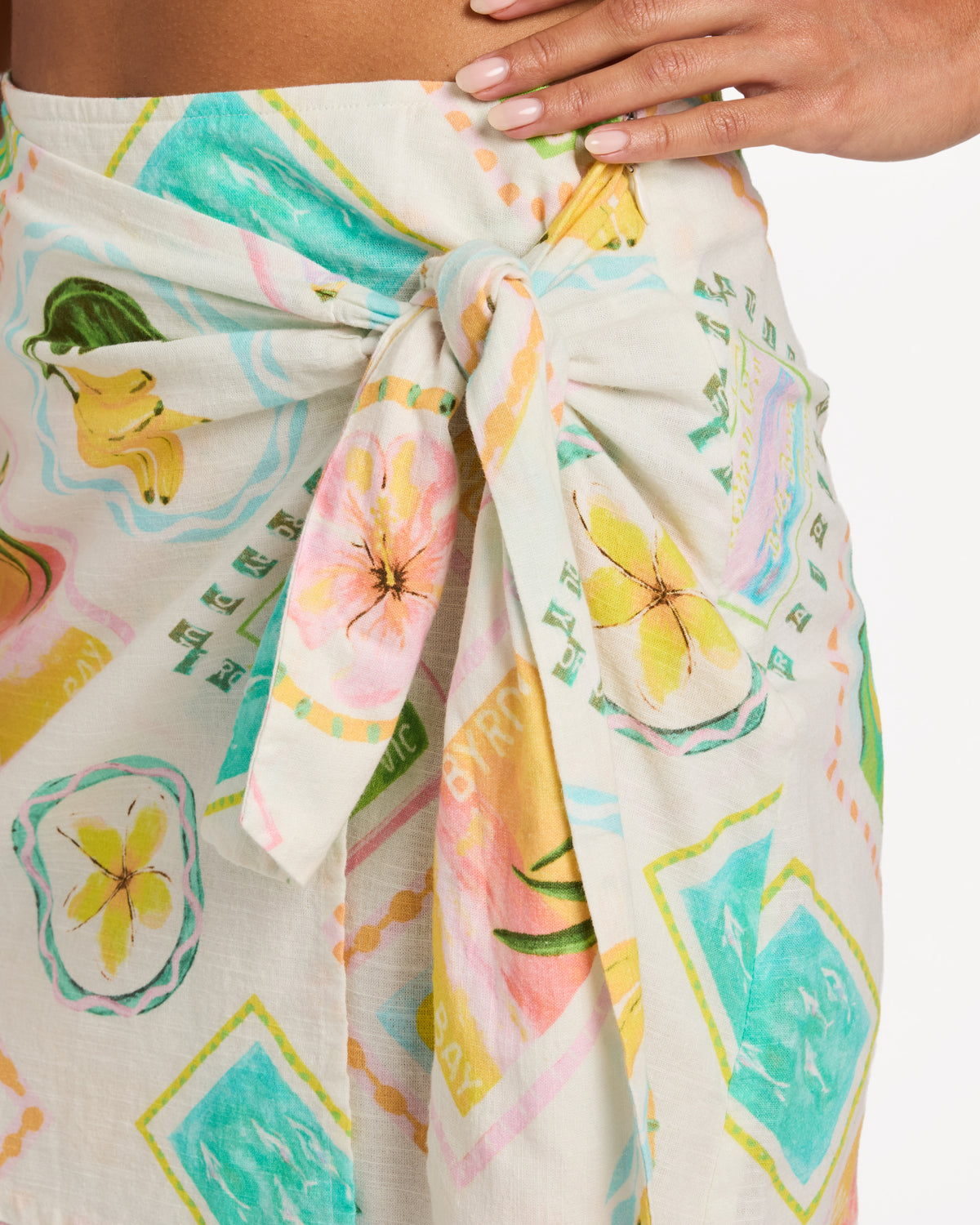 Womens Postcards Saron Mini Skirt