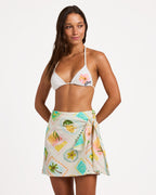 Womens Postcards Saron Mini Skirt