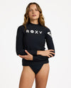 Womens Essentials Heater Long Sleeve Rashguard