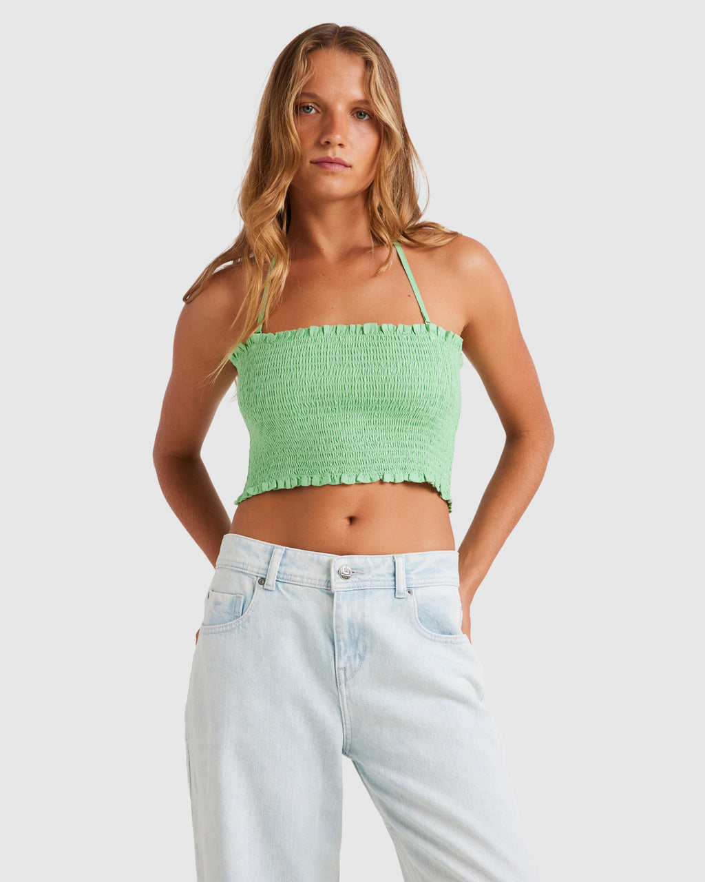 Womens Warm Waters Printed Halter Top