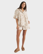 Womens Bisous Shirt Printed Button Down Shirt