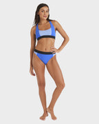 Womens Block Active Moderate Bikini Bottom