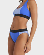 Womens Block Active Moderate Bikini Bottom