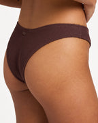 Womens Aruba High Leg Cheeky Bikini Bottom