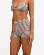 Womens Sunset Stripe Shorty Bikini Bottom