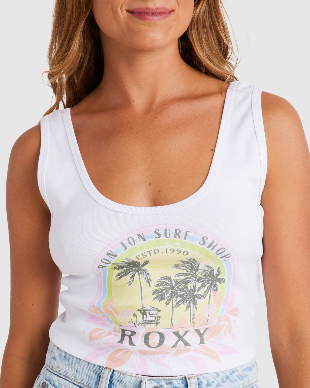 Womens Haleiwa Moments Dive In RJ Tank Top