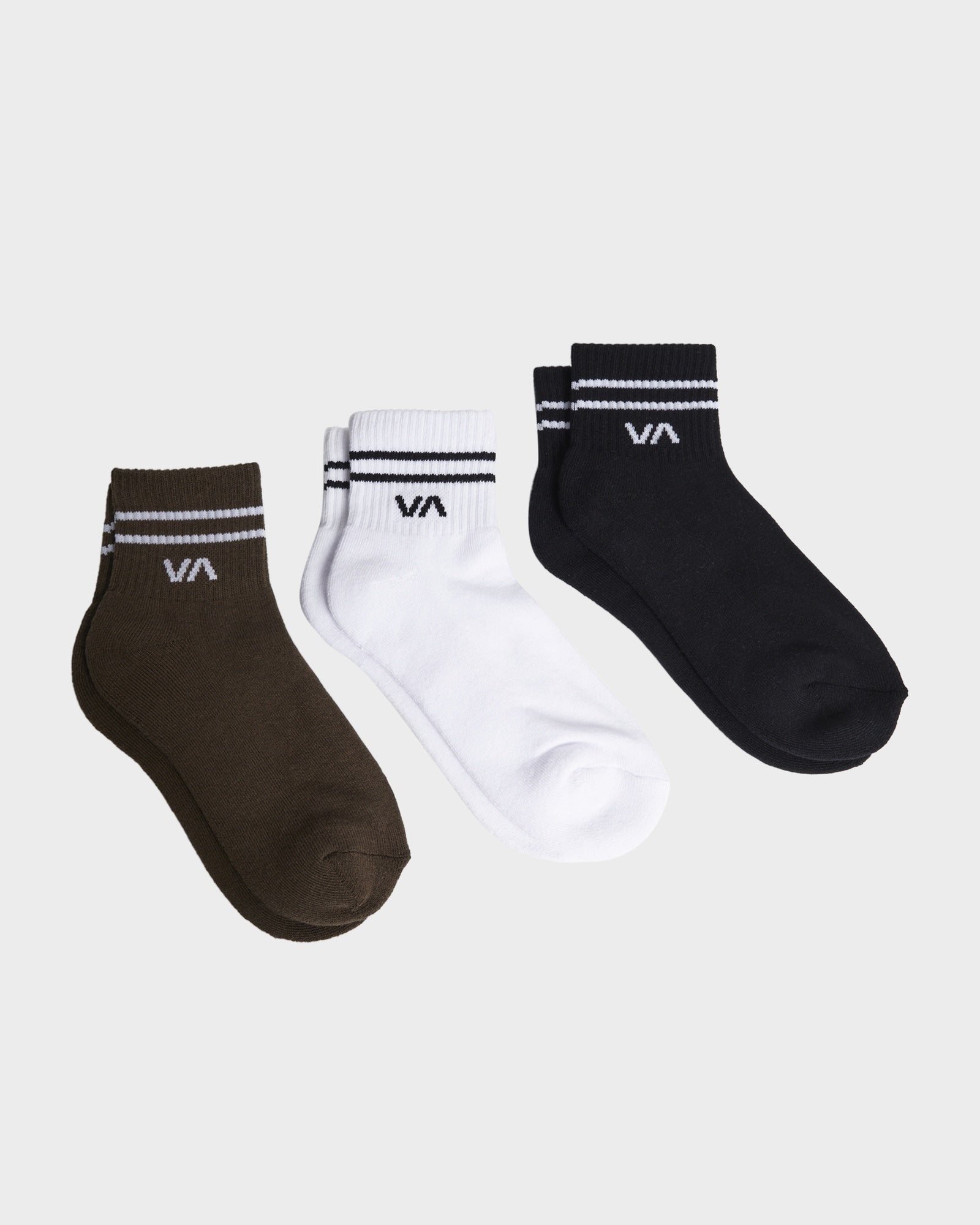 Womens VA Mini 3 Pack Crew Sock Australia