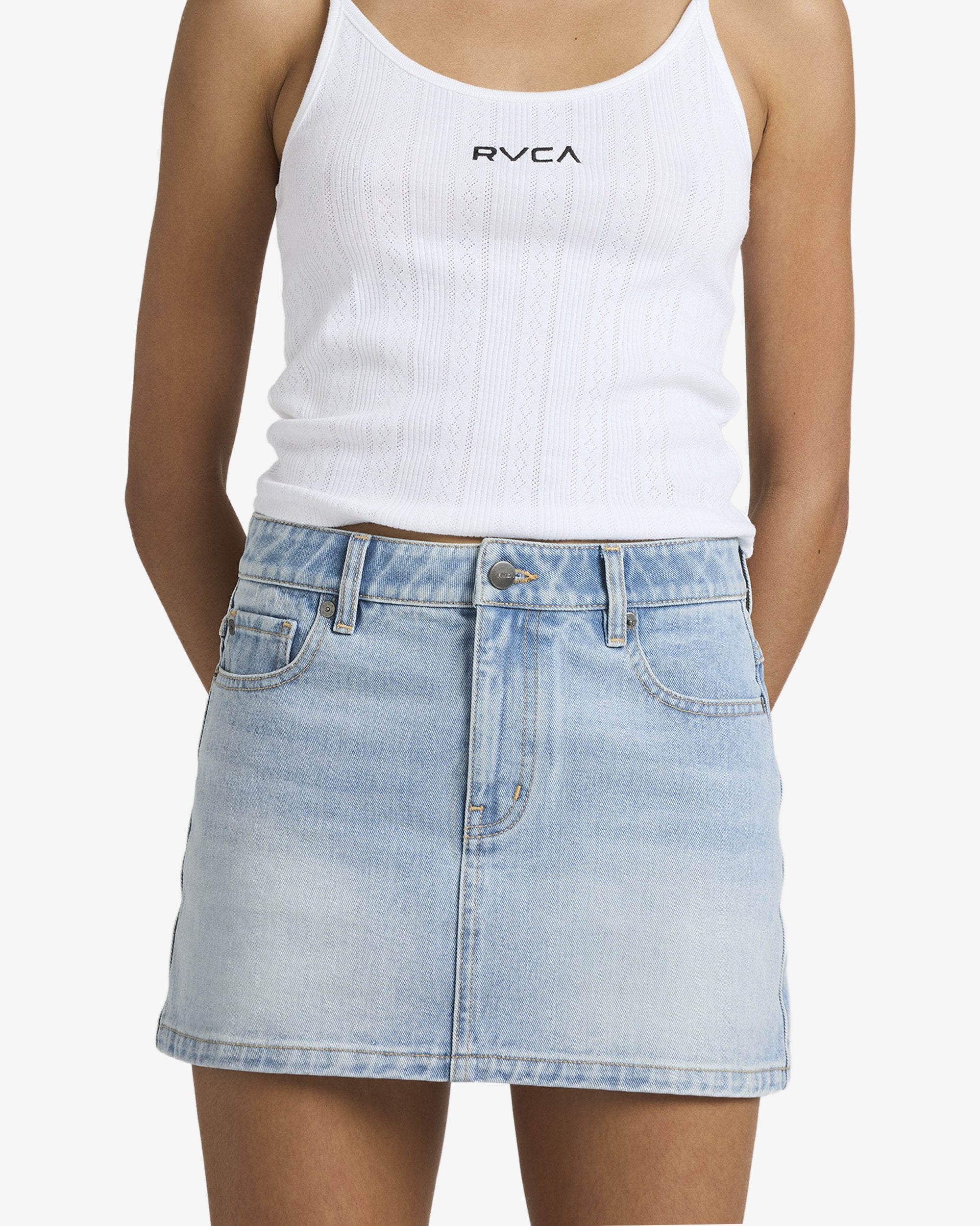Womens Denim Mini Skirt
