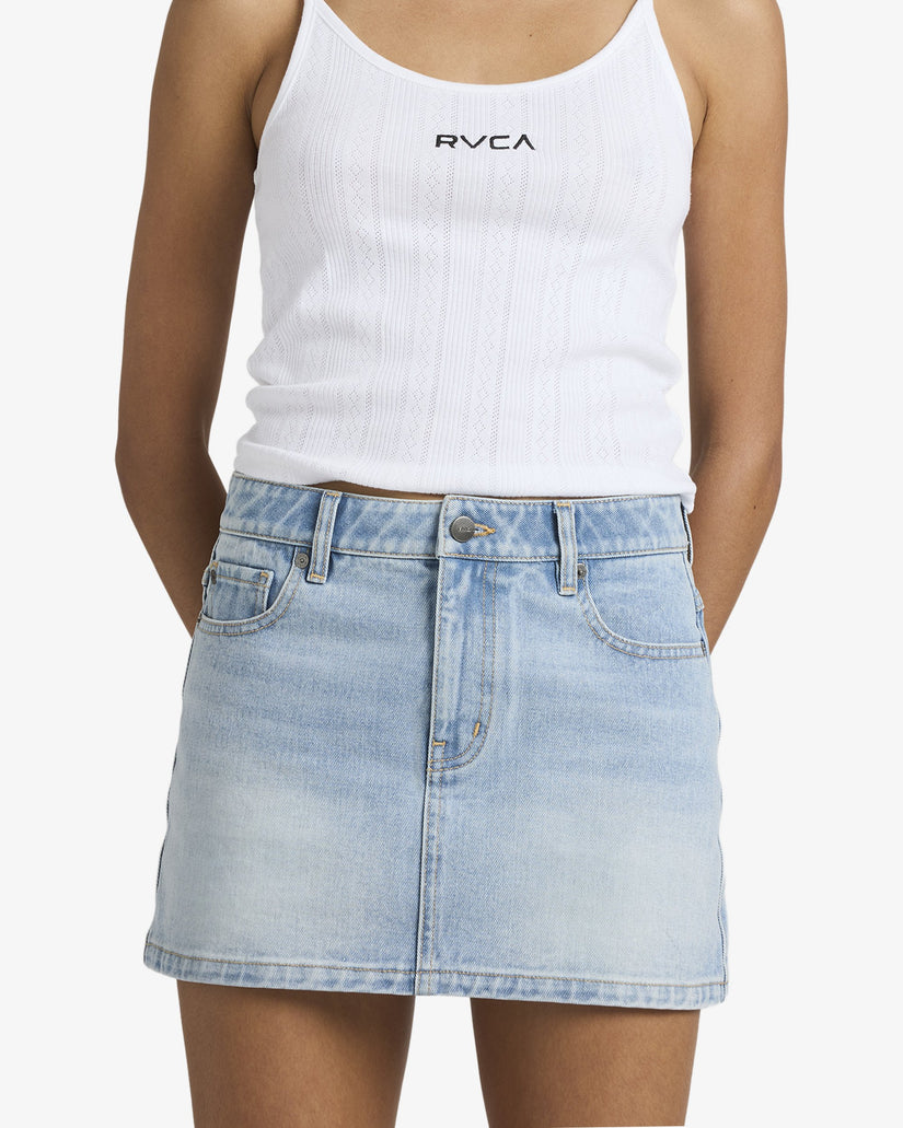 Womens Denim Mini Skirt