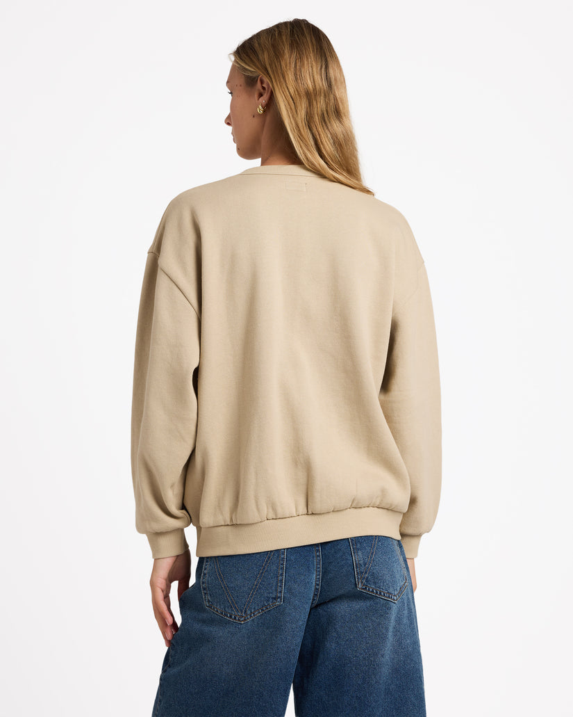 Womens Bold RVCA Crew Neck