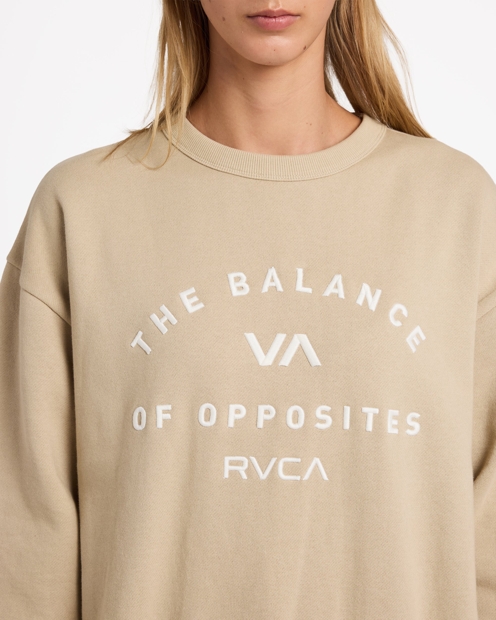 Womens Bold RVCA Crew Neck