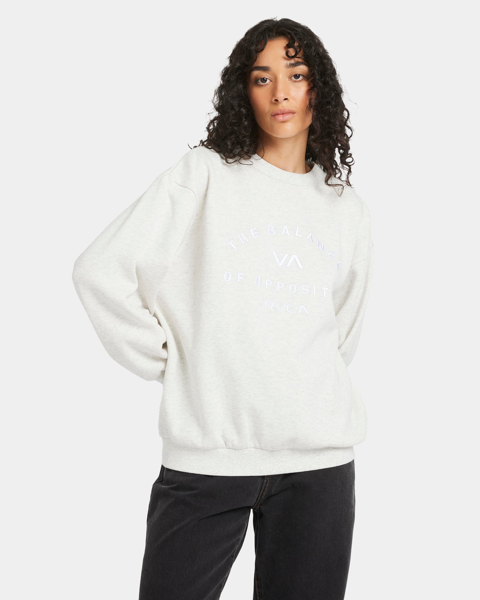 Womens Bold RVCA Vintage Crew Australia