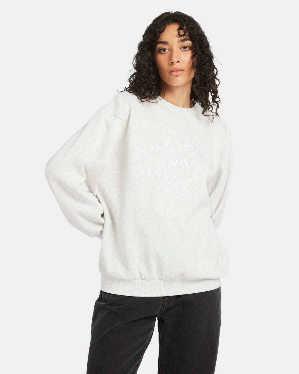 Womens Bold RVCA Crew Neck