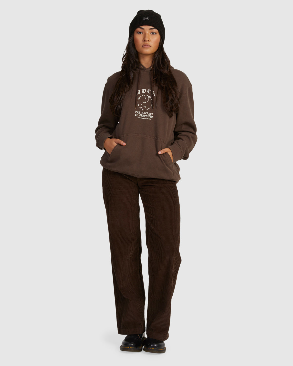 Womens Lax Slouched Pullover Hoodie