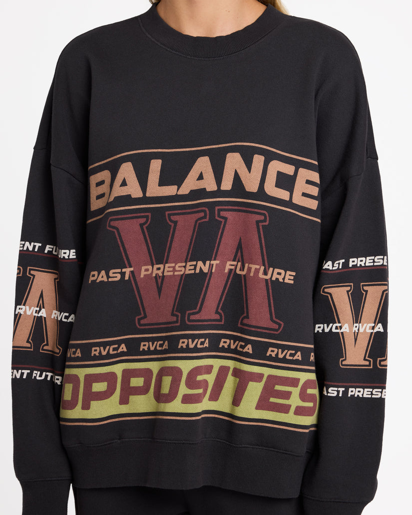 Womens Puck It Pover Crew Neck