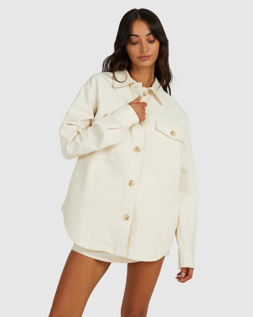 Buy Womens Twill Shacket by RVCA | Surf Dive 'n Ski