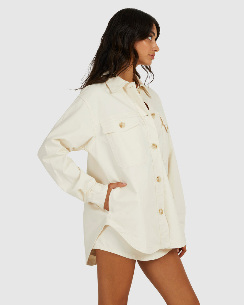 Buy Womens Twill Shacket by RVCA | Surf Dive 'n Ski