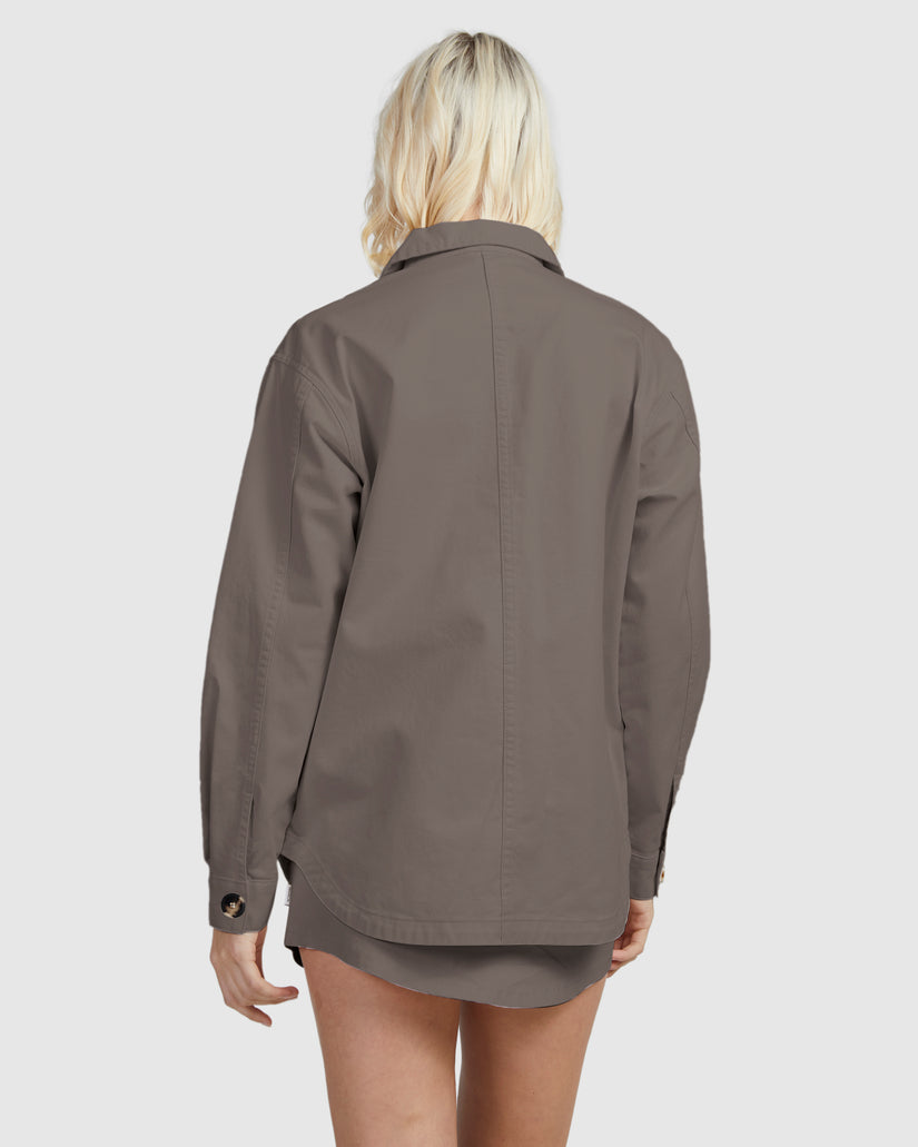 Buy Womens Twill Shacket by RVCA | Surf Dive 'n Ski