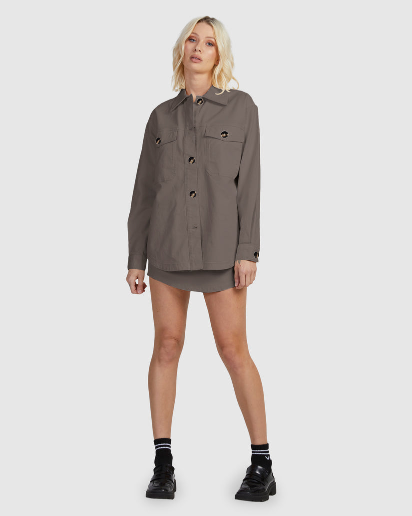 Buy Womens Twill Shacket by RVCA | Surf Dive 'n Ski