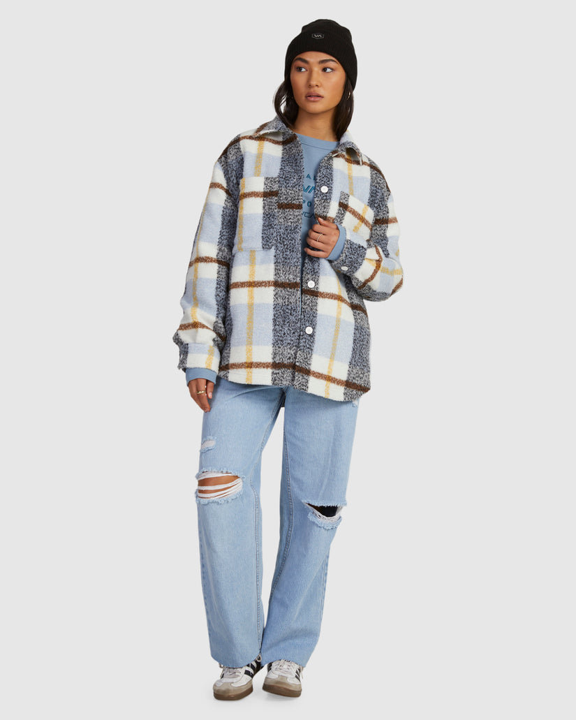 Buy Womens Valley Plaid Shacket by RVCA | Surf Dive 'n Ski