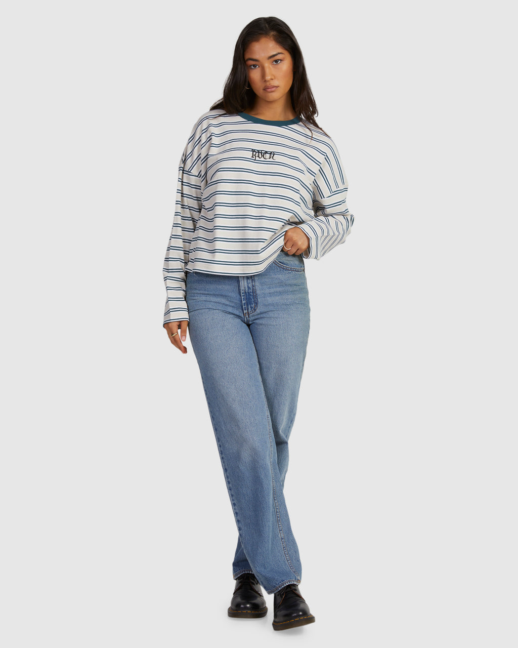 Womens Ivy Stripes Long Sleeve T-Shirt