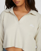 Womens Waffle Vintage Long Sleeve Shirt