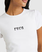 Womens Lynes RVCA Baby T-Shirt