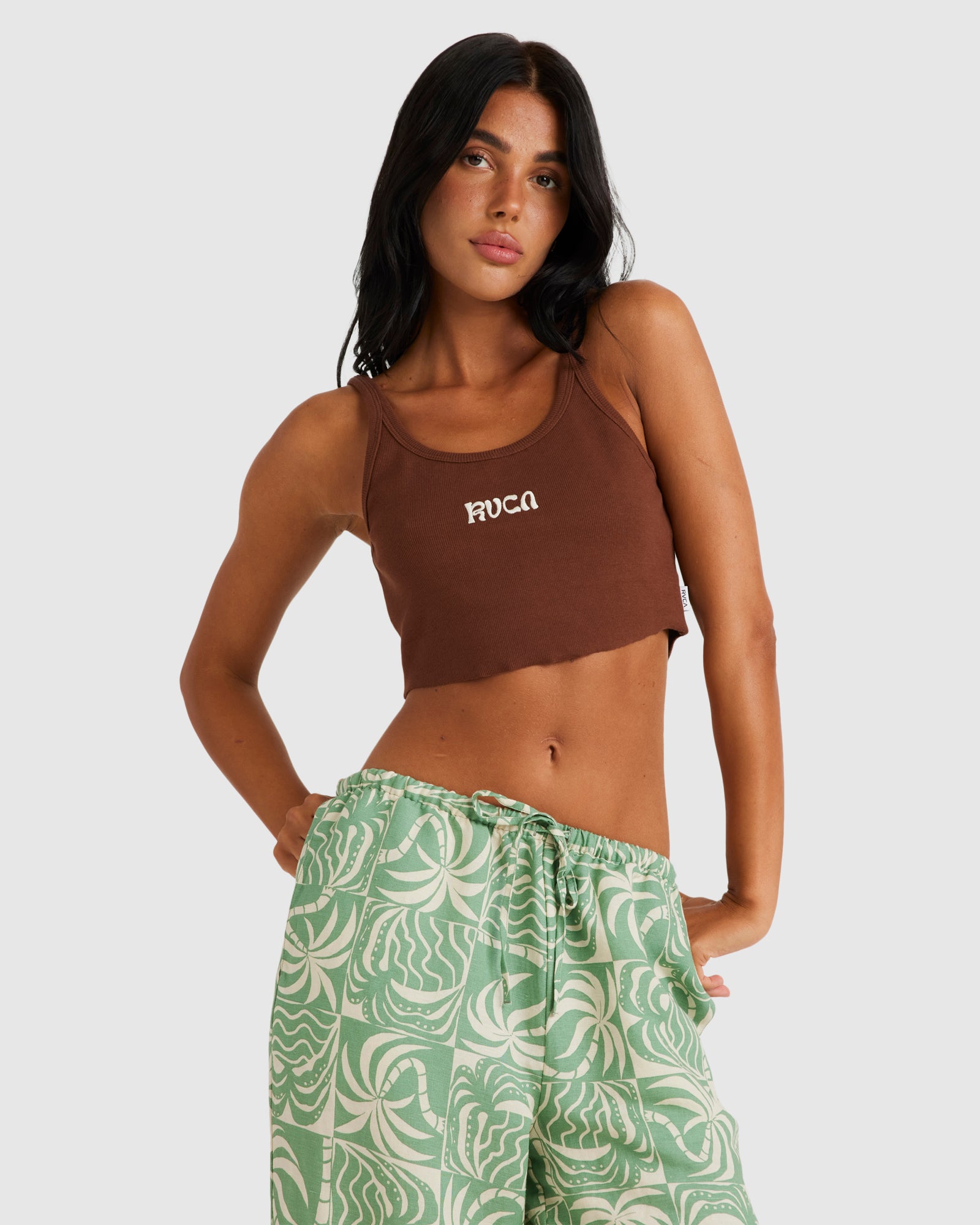 Womens Exotica Scooped Tank Top Australia